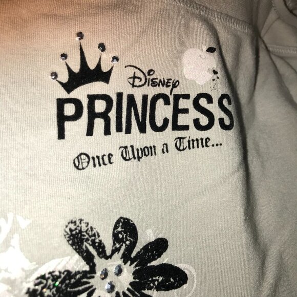Disney Parks Disney Princess Gray Sweatpants adult Large "Happily Ever After" - Picture 12 of 13